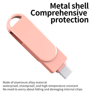 Venta caliente Metal MFI Certificado Thumb Flash Drive Memory Stick Tipo C a Light-ning Lux Puertos duales para teléfono/iPad // PC - Product Image 4