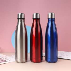 Bottiglia di acqua fredda isolata sottovuoto in <span class=keywords><strong>acciaio</strong></span> inossidabile da 17 once bottiglia a forma di Cola sportiva a doppia parete a tenuta stagna - Product Image 3