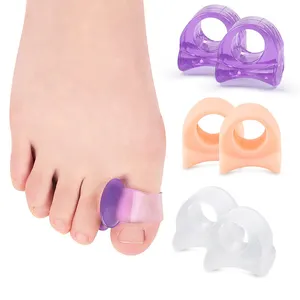 Gel Lembut Berkualitas Tinggi Hallux Valgus Korektor Bunion Nyaman untuk Melindungi Pelindung Jari Kaki Besar