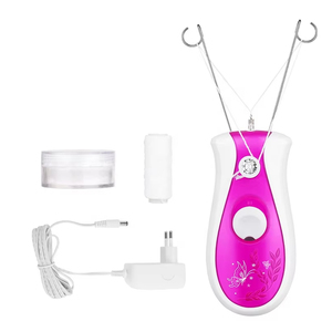 WAIKIL-Depiladora eléctrica para mujer, máquina de depilación <span class=keywords><strong>con</strong></span> <span class=keywords><strong>hilo</strong></span> de algodón - Product Image 2