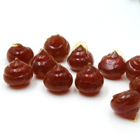 Gratis Sample Groothandel 3D Novelty Poepvormige Fruitige Aardbeiensmaak Gevulde Bonbons Zachte Kauwgom Snoepjes Verjaardag Bruiloft