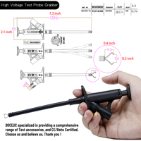 Multimeter Test Lead Kit Replaceable Probes Digital Electrical Multimeter Test Clips