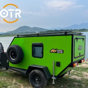 Remolque Todoterreno de Fibra de Vidrio, Minicamper 4x4 de Lujo para Campamentos Fuera de Carretera, Mini Carpa para Auto Pequeño - Product Image 3