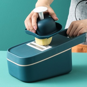 Hot Selling 4 in 1 Kitchen Accessories <b>Multifunction</b> Adjustable Chopper <b>Cutter</b> Slicer With Storage Stand <b>Vegetable</b> Slicer - Product Image 4
