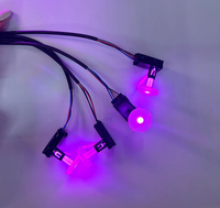 Vente en gros de lumières LED ambiante intérieures pour voiture, 64 couleurs, éclairage d'ambiance universel pour voitures à 64 couleurs