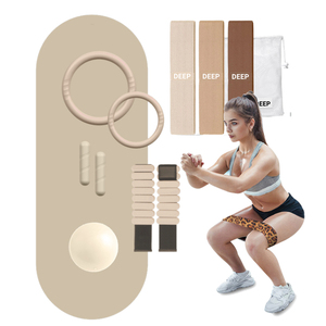 Set de Fitness para el Hogar: Barra de Pesas con Logotipo Personalizado de Fábrica, Anillo de Silicona para Mancuernas, Tapete de Yoga, <span class=keywords><strong>Accesorios</strong></span> de Yoga y <span class=keywords><strong>Pilates</strong></span> - Product Image 6