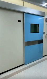 메칸 메디컬 병원 운영 극장 스테인레스 스틸 소재 밀폐 클린룸 자동 슬라이딩 밀폐 클린룸 도어 - Product Image 6