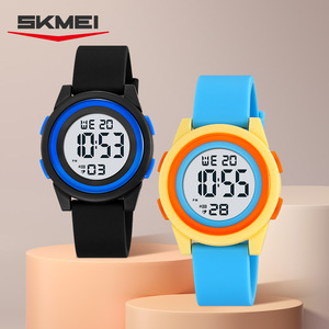 Skmei Digital Watch Silicone Strap 50m Waterproof With Alarm Back Light Unisex Sports Watch For Kids And Adults - Product Image 1