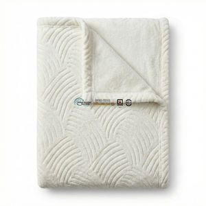 ผ้าห่มกำมะหยี่ 3 มิติ แบบแจ็คการ์ด เนื้อนุ่ม อุ่นสบาย เหมาะสำหรับนักออกแบบตกแต่งภายในโรงแรม และการจัดหาอุปกรณ์ตกแต่งภายใน (FF&E) - Product Image 1