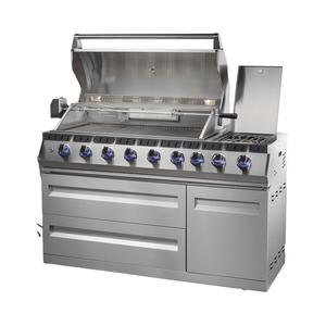 Moderna y Lujosa Estufa de Gas de 6 Quemadores de Acero Inoxidable con Alta Seguridad para Cocina Exterior FS-MIS612 Modern Luxuri - Product Image 3