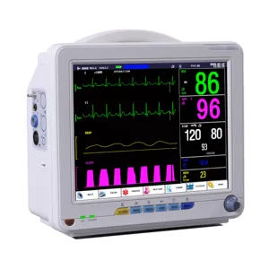 Monitor multiparámetro veterinario portátil con desfibrilador Diagnóstico de signos vitales de grado ICU para el cuidado de animales