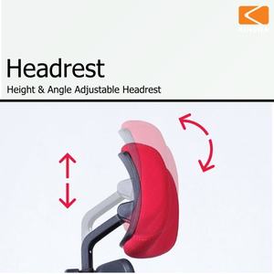 KINSHA MXA-01 Malaysia Manufacturer's Ergonomic <b>Mesh</b> Office Chair Lumbar Support PU Fabric Metal Modern Swivel <b>Power</b> Adjustable - Product Image 5