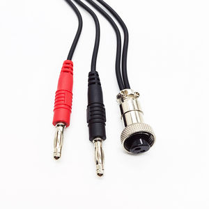 メーカー2社製 2in1 ブラックレッド RCAオスプラグ - 2.0/4.0mmバナナプラグ 医療機器用ケーブル - Product Image 4