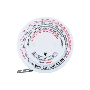 定制标志150厘米测量计算器饮食减肥胶带测量工具体重指数可伸缩胶带