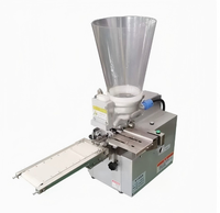 FCJ Petites machines de fabrication pour petites entreprises, machine automatique à raviolis motorisée, capacité de 20 pièces/minute, pour raviolis en boule
