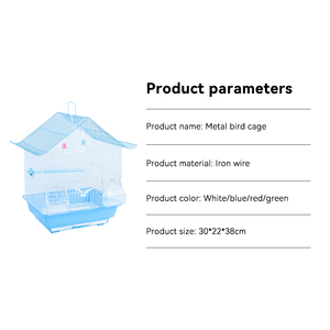 Cage pour les oiseaux, abri d'intérieur de haute qualité, transportable, pour Cocktail, perroquets, 9 unités - Product Image 5
