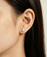 Boucles d'oreilles soleil, bijoux anti-ternissement, vente en gros, boucles d'oreilles clous plaquées or, boucles d'oreilles soleil et lune en acier inoxydable