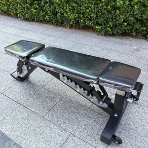 Phòng tập thể dục Workout phẳng Trọng lượng băng ghế dự bị nghiêng giảm quả tạ ngồi lên có thể điều chỉnh băng ghế dự bị - Product Image 5