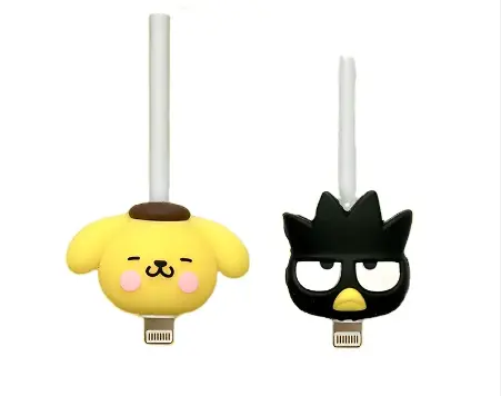 2 Stuks Cartoon Kabel Beschermer Usb Oortelefoon Beschermer Schattige Kat Klauw Opladen Kabel Beschermer Paar