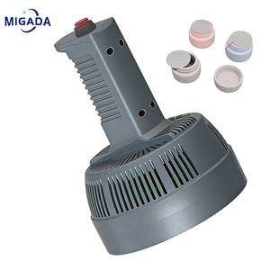 Sigillatrice a induzione manuale monoblocco per fogli di alluminio (20-80mm) per tappi di bottiglie in plastica, vetro, latta e cosmetici - Product Image 1