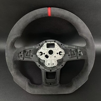 Volant personnalisé en Alcantara et fibre de carbone pour Volkswagen VW Golf 7 MK7 Mk7.5 GTI Scirocco Polo GTS R Line 2014-2017
