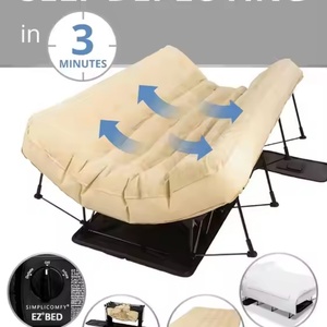 Self-inflating Air Mattress with Built-in Frame, Pump and Case with Wheels, Outdoor <b>Camping</b> Inflatable Mattress Air <b>Bed</b> - Product Image 5