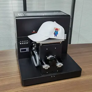 Ukuran A4 L805 DTG DTF Printer 6 warna CMYKWW tinta putih adukan panas Transfer PET Film untuk pencetakan Tshirt kanvas topi sepatu