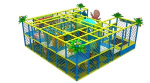 Sân chơi trong nhà chất lượng 2025 tốt 8m * 8m hoặc kích thước tùy chỉnh công viên giải trí lâu đài nghịch ngợm - Product Image 2