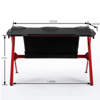Nouveau bureau à domicile en forme de L Table d'étude d'écriture simple ordinateur PC Table de jeu PC bureau