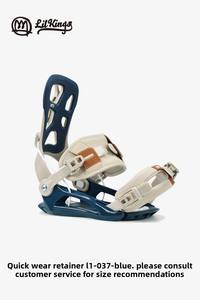 Fixations de <span class=keywords><strong>snowboard</strong></span> monoplanches à enfilage rapide L1 avec système Step-In pour hommes, pour Freestyle, Carving, Park et Patinage Professionnel - Product Image 6