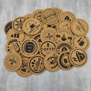 Round Custom Cork <b>Coasters</b> for Wine and <b>Beer</b> Drink with Logo Printing Eco-Friendly Drink Mats for Home Bar & Promotions Souvenir - Product Image 6