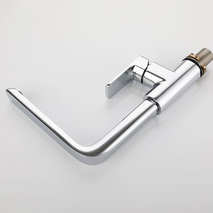 Fashion Chrome Kitchen Faucet, Rotating Faucet, High Kitchen Mixer, Brass Faucet, Hot and Cold Faucet - Product Image 6