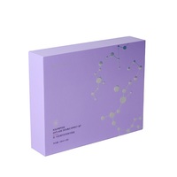 Boîte de papier cosmétique à tiroir violet Offre Spéciale Emballage de bouteille d'huile de beauté Boîte de soins de la peau