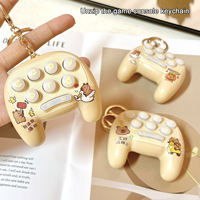 Porte-clés de jeu anti-stress Whack-a-Mole en gros, mini console de jeu portable, jouet créatif pour enfants et breloque de sac en vrac pour offrir en cadeau