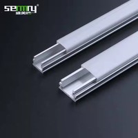 Vente en gros bande de led d'extrusion anodisé encastré en aluminium profil de led bande de led en aluminium bandes de décorations en aluminium