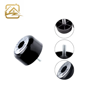Patas Decorativas Modernas para Sofá Cama, Patas de Plástico Redondas para Muebles, Patas de Plástico para Sofá, Patas para Gabinete - Product Image 2