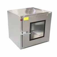 Caja de paso electrónica de alta hermeticidad con interbloqueo para proyectos de hospitales y salas blancas