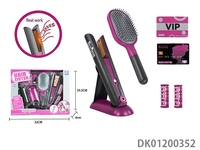 Enfant bricolage jouer maison Salon cheveux outils jouets B/O électrique sèche-cheveux ensemble jouet fille maquillage accessoires habiller jouets semblant pour enfant