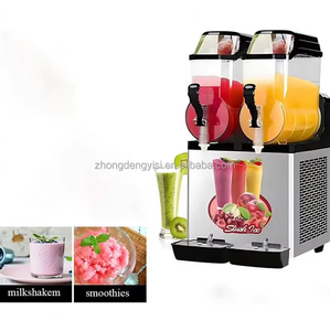 เครื่องทำสมูทตี้ไฟฟ้าอเนกประสงค์เชิงพาณิชย์ เครื่องทำน้ำแข็งปั่นเกล็ดหิมะ เครื่องทำเครื่องดื่มแช่แข็ง พร้อมมอเตอร์และชิ้นส่วนหลักสำหรับการแปรรูปน้ำแข็ง - Product Image 2