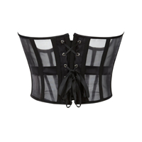 Bustier Fajas Colombianas à soutien lombaire renforcé par baleines, ajustable avec lacets, pour usage quotidien et amincissant
