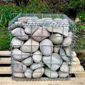 Cina fabbrica gabbione scatola saldata rete metallica in <span class=keywords><strong>PVC</strong></span> rivestito gabbione cesto pietra gabbia parete per paesaggio - Product Image 3
