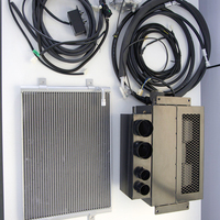Nouveau climatiseur de cabine 12V/24V à montage sur toit, design fin, pour camions, tracteurs, chariots élévateurs et machines agricoles, IATF16949 Sdkb