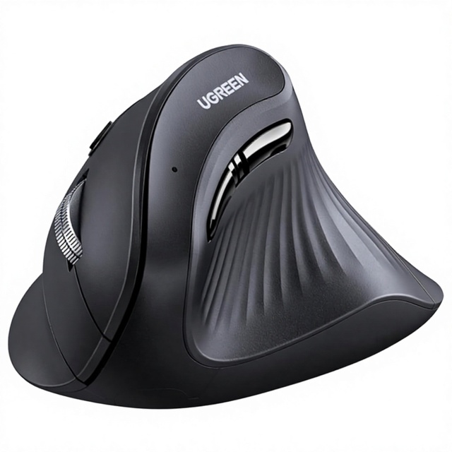 UGREEN MU008 Vertical Wireless  Mouse Ergonomic 5 Buttons 1000/1600/2000/4000 DPI 2.4G Mouse for Laptop PC Computer