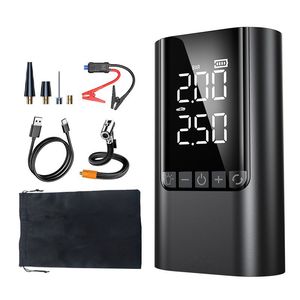 12V車両は、エアコンプレッサー内蔵150 PSIデジタルディスプレイタイヤインフレーターエアポンプパワーバンク付きポータブルジャンプスターターを使用 - Product Image 2