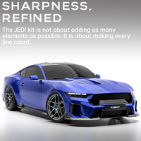 Kit carrosserie et kit widebody ROBOT Ford Mustang S650 JEDI FRP/WCF pour modèles Ford Mustang S650