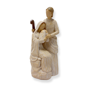 Cadeau pour <span class=keywords><strong>la</strong></span> fête des pères, artisanat en résine, personnages familiaux chaleureux, ornements en bois sculpté, en stock et disponible en gros - Product Image 3