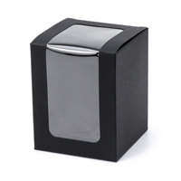Boîte d'emballage d'aromathérapie en papier kraft transparent à fenêtre, en carton blanc, petite taille, disponible en stock, modèle transfrontalier