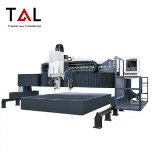 TL Brand Gantry CNC plasma Rotary bevel cutting machine 6 Axis with Plasma torch cutting machine