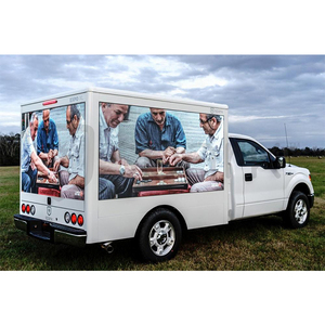 Thâm Quyến Đầy Đủ Màu Sắc Cố Định Ngoài Trời Xe Video Màn Hình Bảng Điều Khiển Xe Tải Trailer Dẫn Quảng Cáo Di Động Màn Hình Hiển Thị - Product Image 5