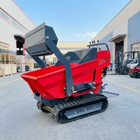 Innovativer Selbstladender Raupenkipper mit 500kg Tragfähigkeit und Schmalweg-Zugänglichkeit für Innenrenovierungen